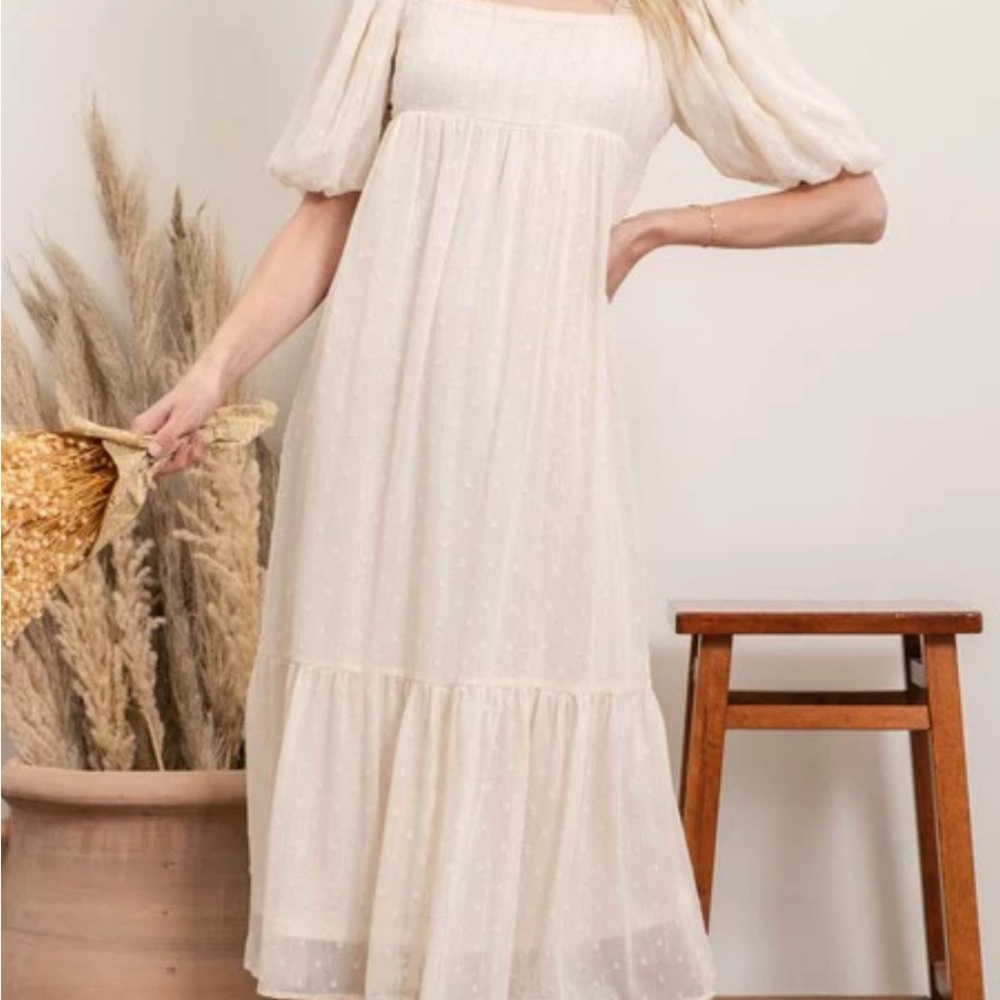 Elegant Cream Dress